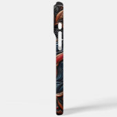 Buitenaards vaartuig te midden van levendige patro Case-Mate iPhone case (Achterkant / Links)