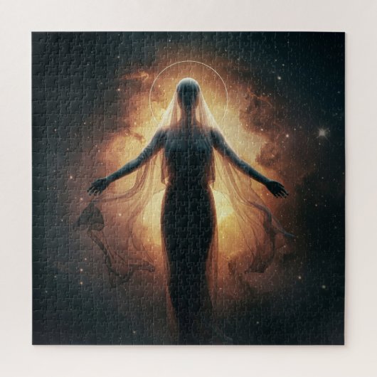 Buitenaards Vrouw Spirit in Holy Unknown Space Legpuzzel (Verticaal)
