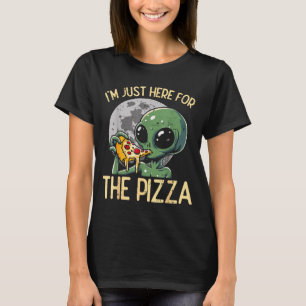 Buitenaards We Ben Hier Net Voor Zza Grappig Voeds T-shirt