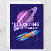 BUITENAARDS WEEZEN,HEELAL, RAKETSCHIP, PLANEET EN  FEESTDAGENKAART (Voorkant / Achterkant)