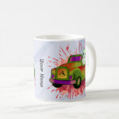 Buitenaards Wezen Bestuurt Auto Koffiemok (Voorkant rechts)