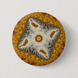 Buitenaards wezen - Fractal Button