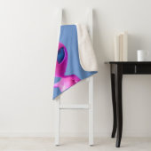 Buitenaards wezen gooien van een vredesbord sherpa deken (In situ)