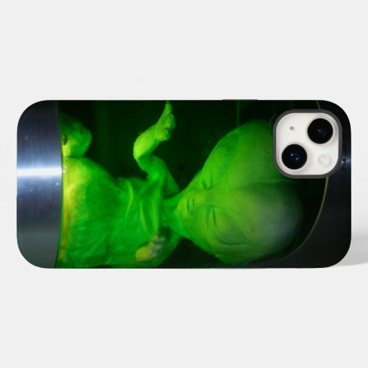 Buitenaards wezen in een pot Case-Mate iPhone case (Achterkant (horizontaal))