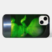 Buitenaards wezen in een pot iPhone hoesje (Achterkant horizontaal)
