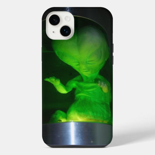 Buitenaards wezen in een pot iPhone hoesje (Achterkant)