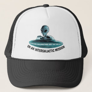 Buitenaards wezen in UFO-Pet Trucker Pet