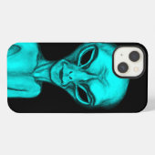 Buitenaards wezen iPhone hoesje (Achterkant horizontaal)