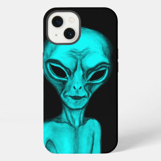 Buitenaards wezen iPhone hoesje (Achterkant)