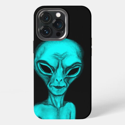 Buitenaards wezen iPhone hoesje (Achterkant)
