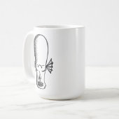 Buitenaards wezen man koffiemok (Voorkant links)