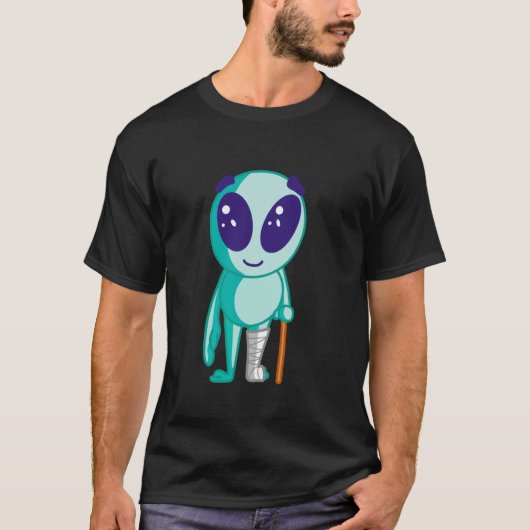 Buitenaards Wezen Met Gebroken Been - Gebroken Bee T-shirt (Voorkant)
