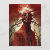 Buitenaards wezen Sci-fi Horror Art Briefkaart (Voorkant)