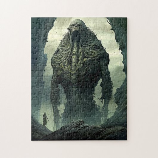 Buitenaards wezen Sci-fi Horror Art Legpuzzel (Verticaal)