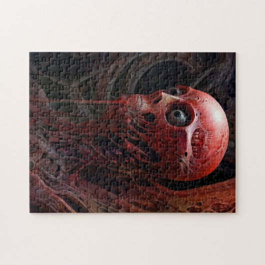 Buitenaards wezen Sci-fi Horror Art Legpuzzel (Horizontaal)