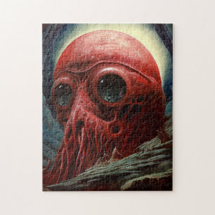 Buitenaards wezen Sci-fi Horror Art Legpuzzel
