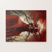 Buitenaards wezen Sci-fi Horror Art Legpuzzel (Horizontaal)