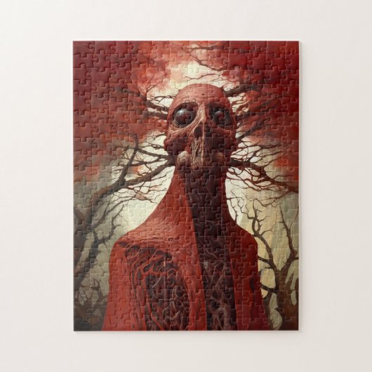Buitenaards wezen Sci-fi Horror Art Legpuzzel (Verticaal)