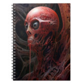 Buitenaards wezen Sci-fi Horror Art Notitieboek (Voorkant)