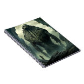 Buitenaards wezen Sci-fi Horror Art Notitieboek (Rechterzijde)