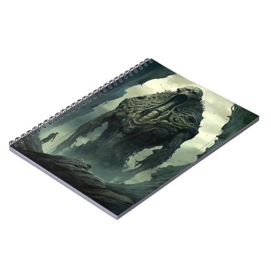 Buitenaards wezen Sci-fi Horror Art Notitieboek (Linkerzijde)