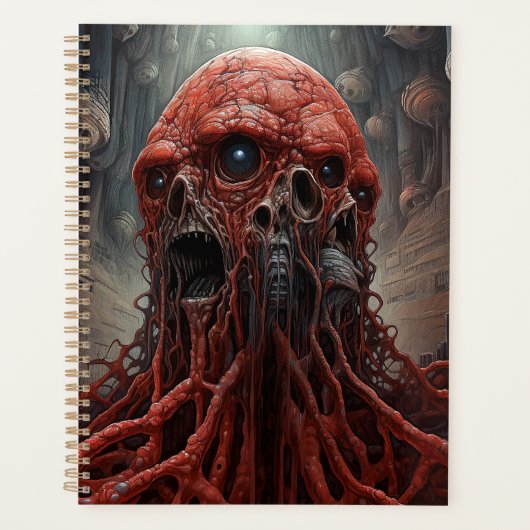 Buitenaards wezen Sci-fi Horror Art Planner (Voorkant)