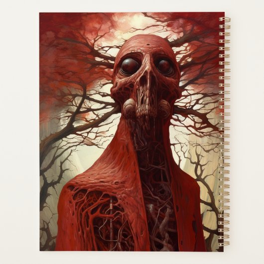 Buitenaards wezen Sci-fi Horror Art Planner (Achterkant)