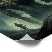 Buitenaards wezen Sci-fi Horror Art Poster (Hoek)