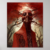 Buitenaards wezen Sci-fi Horror Art Poster (Voorkant)