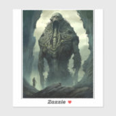 Buitenaards wezen Sci-fi Horror Art Sticker (Vel)