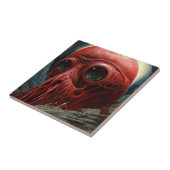 Buitenaards wezen Sci-fi Horror Art Tegeltje (Zijkant)