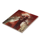 Buitenaards wezen Sci-fi Horror Art Tegeltje (Zijkant)