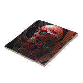 Buitenaards wezen Sci-fi Horror Art Tegeltje (Zijkant)