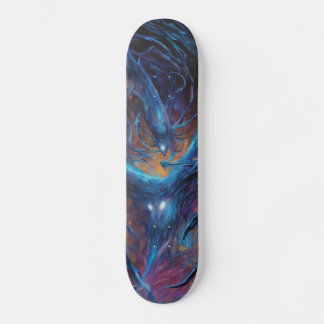 Buitenaards wezen: surrealistisch skateboard ontwe