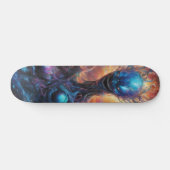 Buitenaards wezen: surrealistisch skateboard ontwe (Horizontaal)