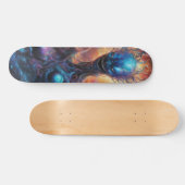 Buitenaards wezen: surrealistisch skateboard ontwe (Horizontaal)