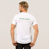 Buitenaards wezen  Tri-Blend shirt (Achterkant volledig)