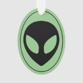 Buitenaards wezen van Space Alien Sci Fi Ornament (voorkant)