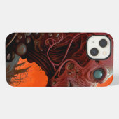 Buitenaards Wezens Sci-fi Horror Kunst iPhone Hoesje (Achterkant horizontaal)