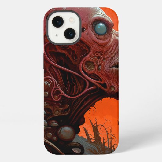 Buitenaards Wezens Sci-fi Horror Kunst iPhone Hoesje (Achterkant)
