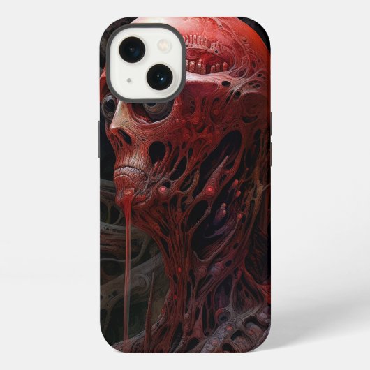 Buitenaards Wezens Sci-fi Horror Kunst iPhone Hoesje (Achterkant)