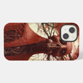Buitenaards Wezens Sci-fi Horror Kunst iPhone Hoesje (Achterkant horizontaal)