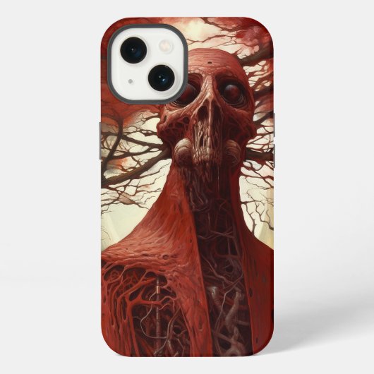 Buitenaards Wezens Sci-fi Horror Kunst iPhone Hoesje (Achterkant)