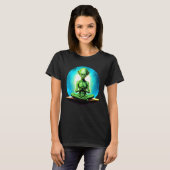 Buitenaards Yoga T-shirt (Voorkant volledig)