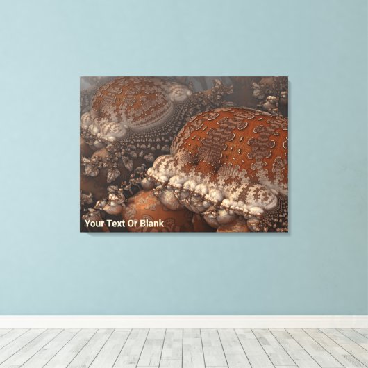 Buitenaards Zee Leven Canvas Afdruk (Insitu (Houten vloer))