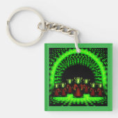 Buitenaardse afgezant komt via portaal sleutelhanger (voorkant)