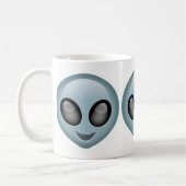 Buitenaardse Alien Emoji Koffiemok (Links)