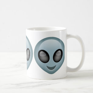 Buitenaardse Alien Emoji Koffiemok