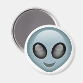 Buitenaardse Alien Emoji Magneet (Voorkant / Achterkant)