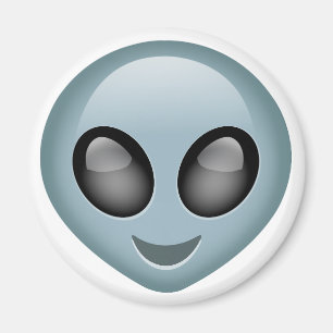 Buitenaardse Alien Emoji Magneet